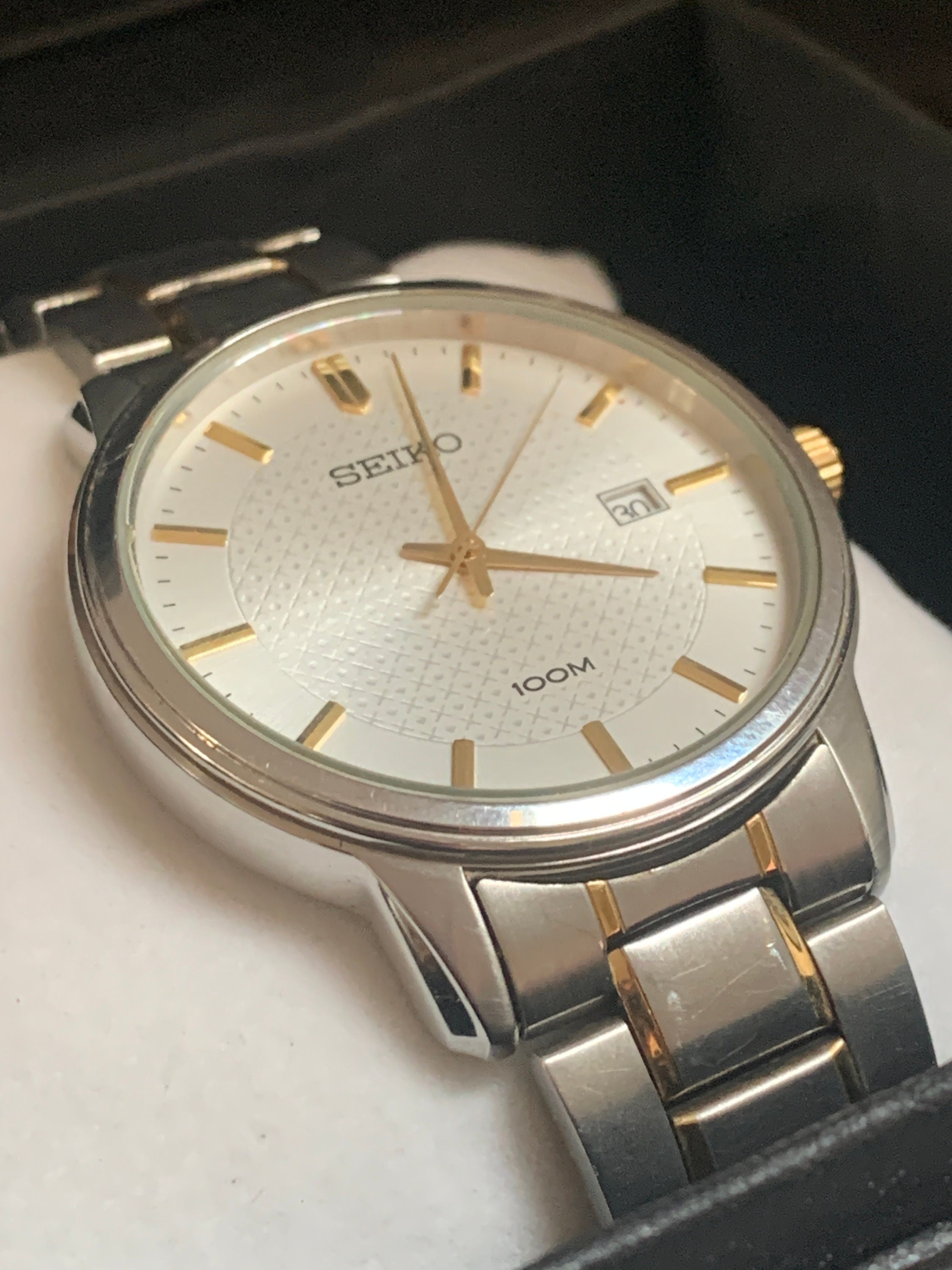 Vintage Seiko Quartz Men's Two Tone 6N42-00G0 Watch With - Etsy