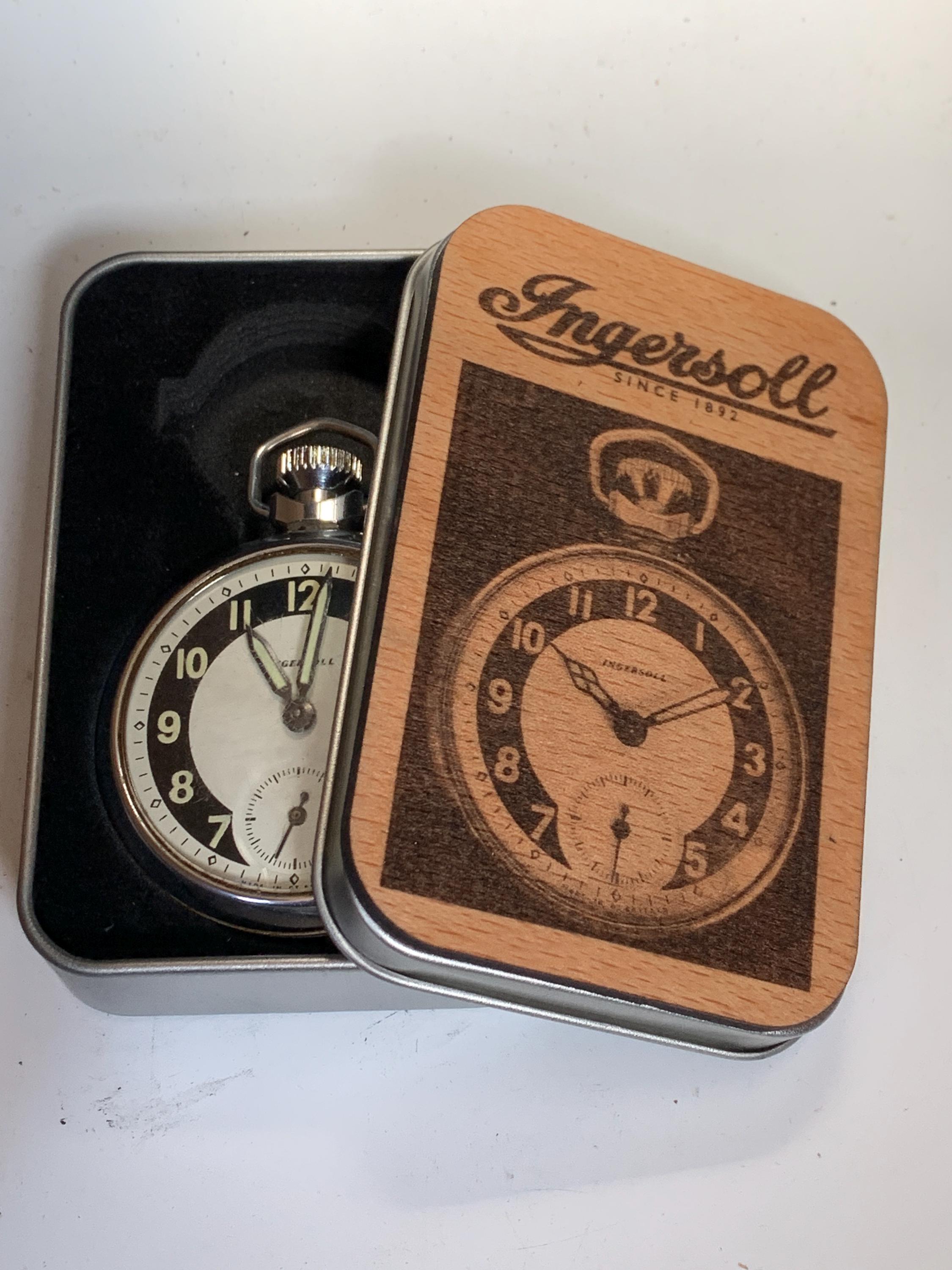 A Vintage Ingersoll Bullseye Pocket Watch C1968 - Etsy