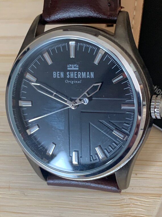 ben sherman watch leather strap