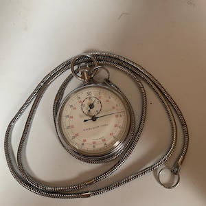 Vintage Rare Excelsior Park Stopwatch with top wind movement, Calibre 3364 image 7