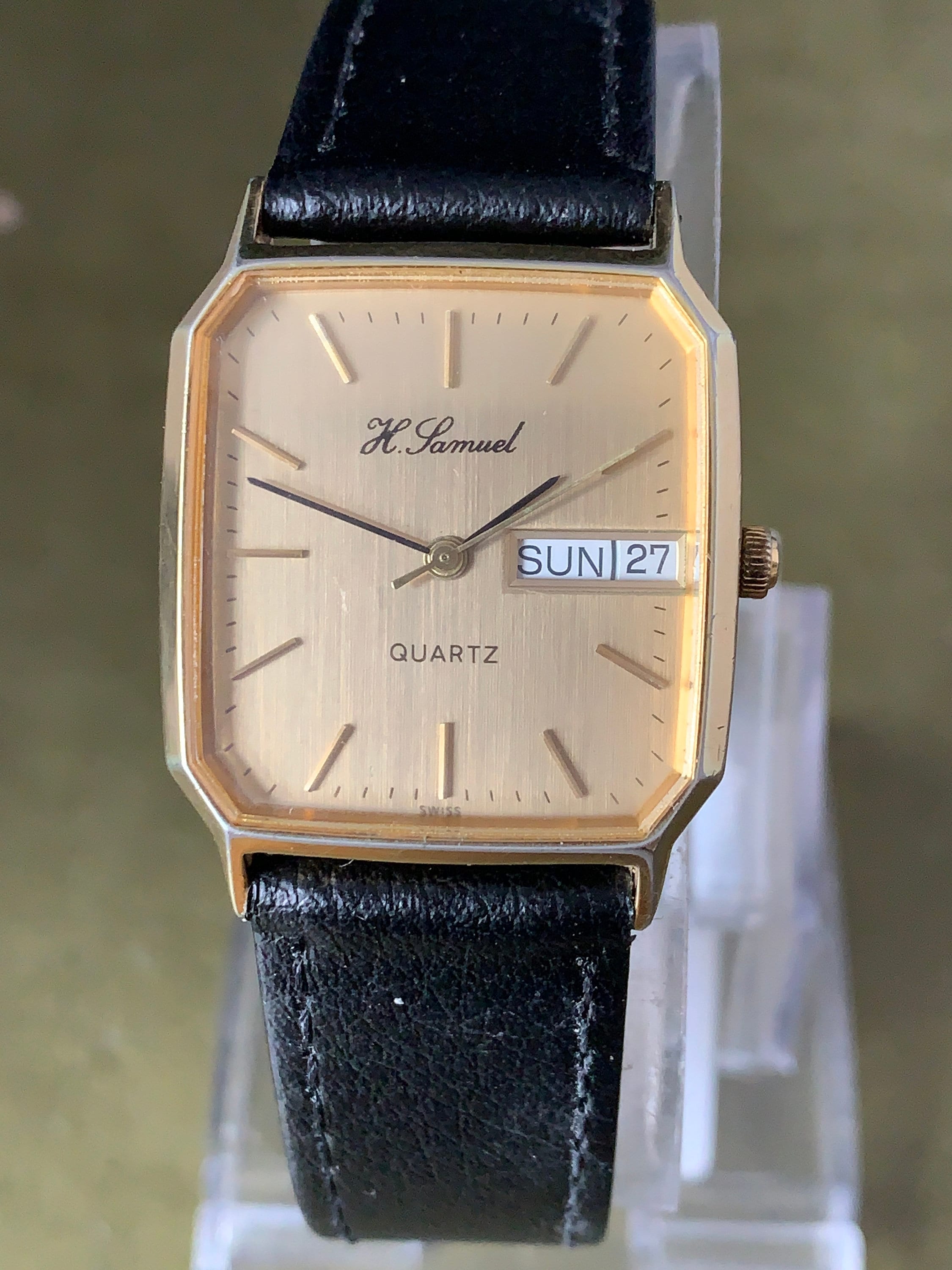 Vintage H Samuel Quartz Dress Watch 