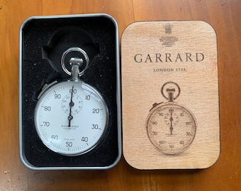 Vintage Rare  GARRARD Stopwatch with top wind movement by Excelsior 1