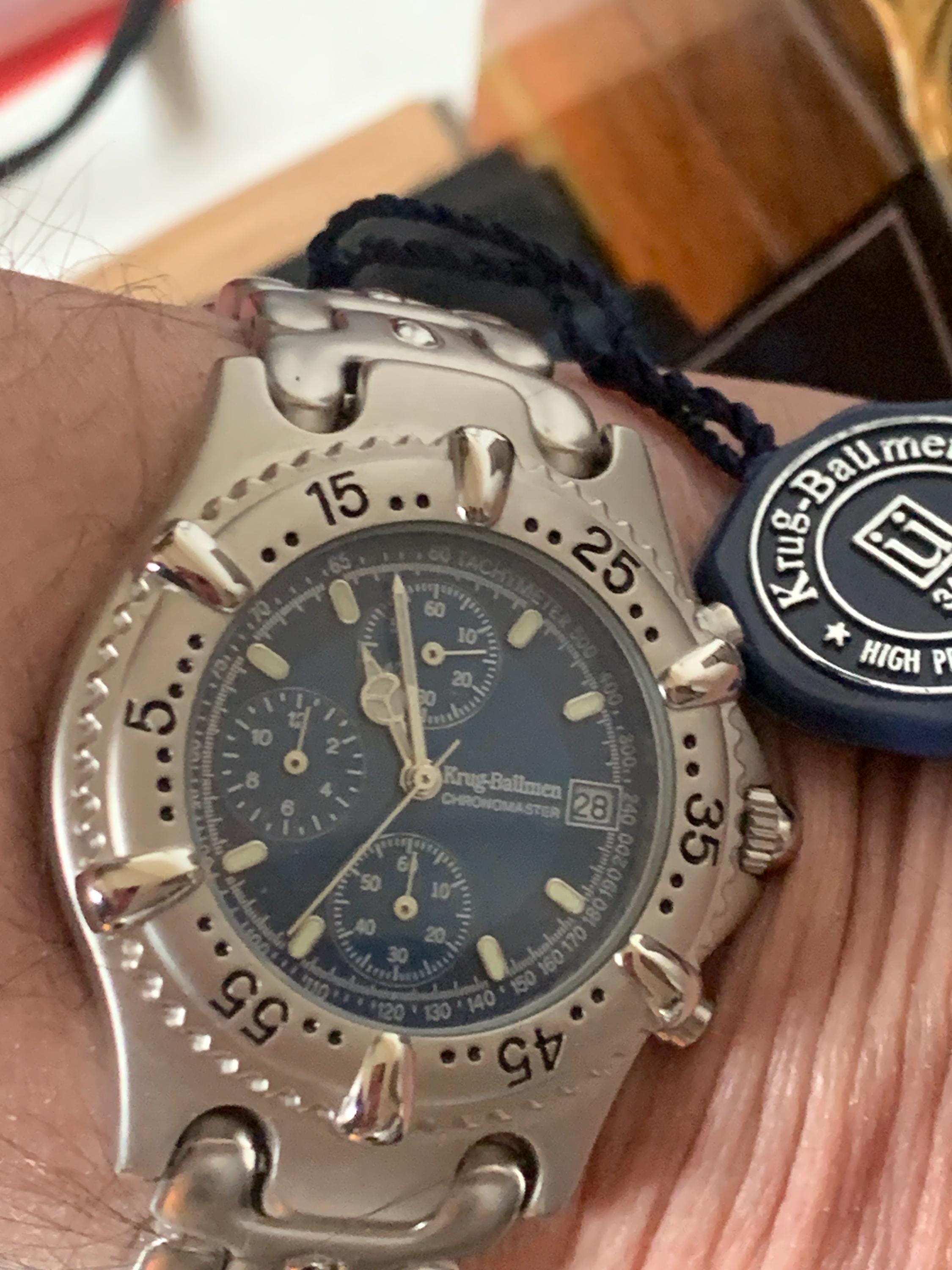 Chronograph Krug Baumen Watch Price Krug Baumen Principle Diamond