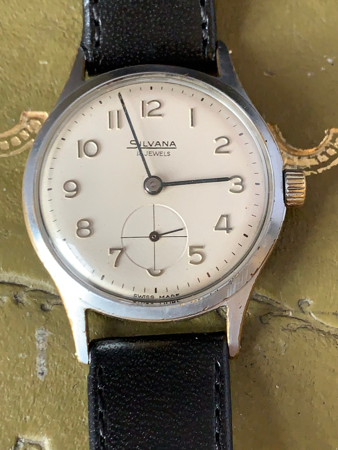 Buy Rare and Beautiful 1940/50S Vintage Silvana Cal 1180 Sub Second Mens Watch Online in India