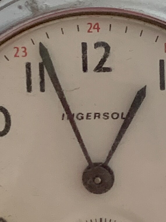 Vintage Ingersoll pocket watch from 1970 with 24 hour… Gem
