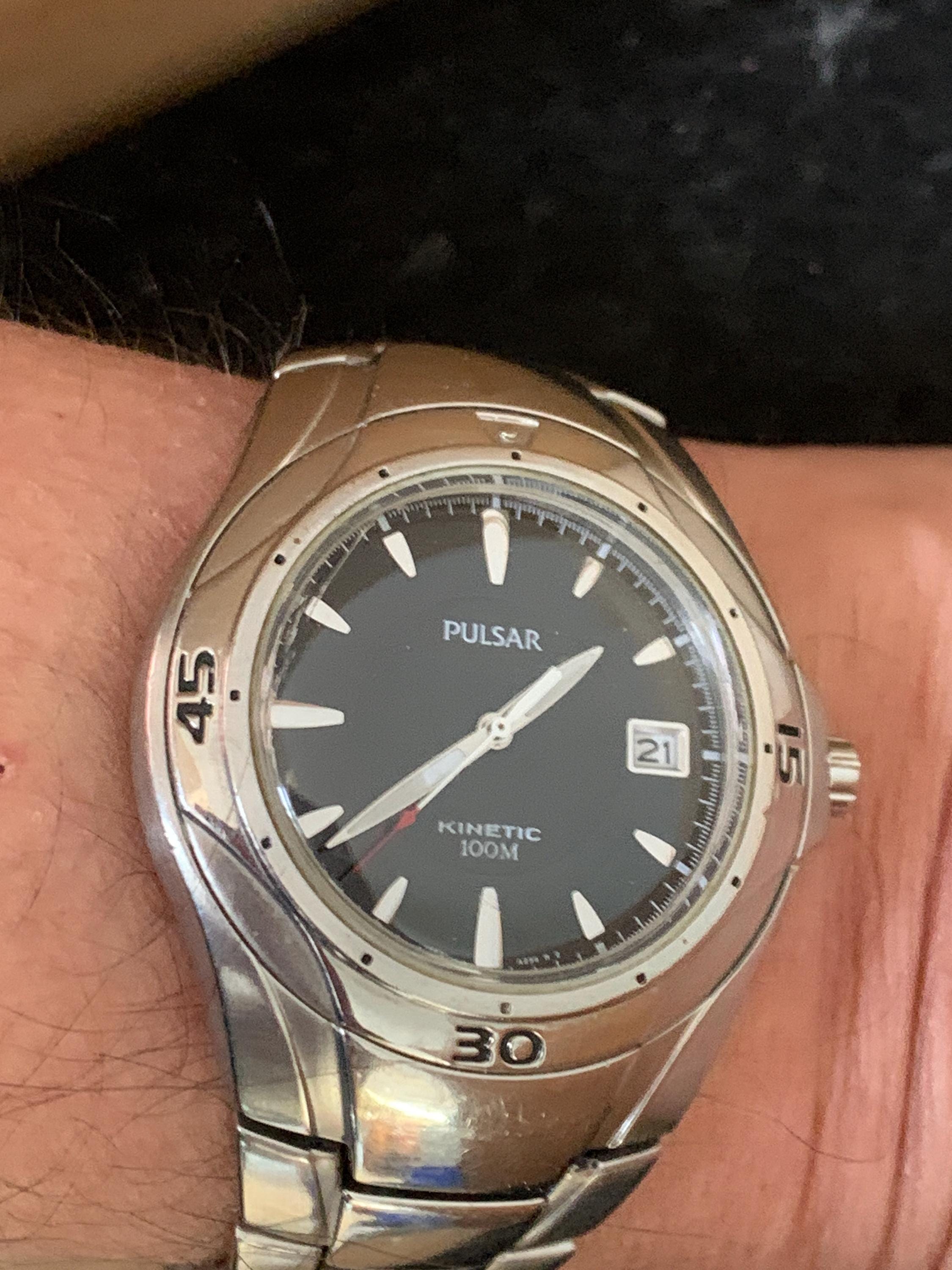 Pulsar by Seiko Kinetic Watch YT57 100m in Box - Etsy UK
