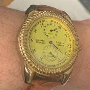 Stauer ADMIRAL NELSON Automatic Wristwatch With Box - Etsy UK
