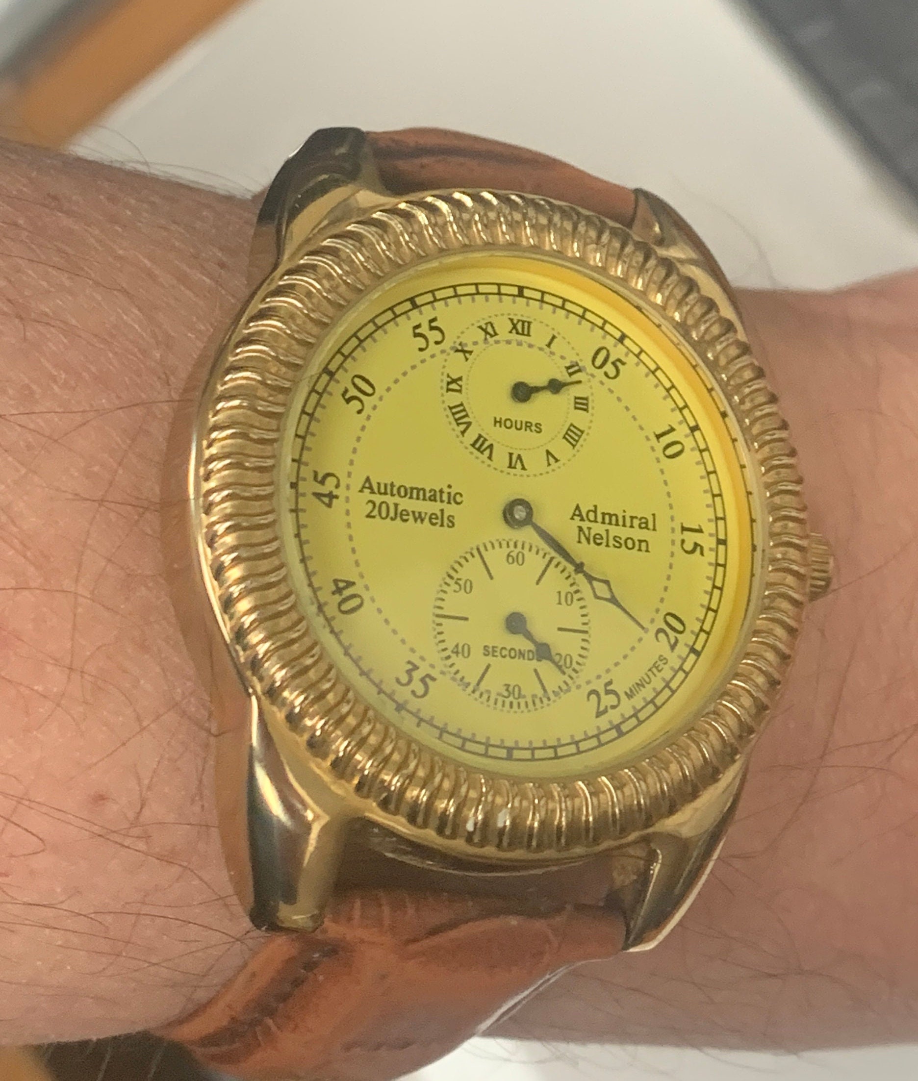 Stauer ADMIRAL NELSON Automatic Wristwatch With Box - Etsy UK