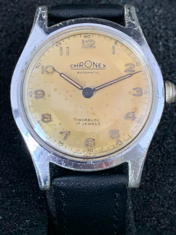Seltene Vintage Chronox National Watch Bumper Automatik Herrenuhr Etsy