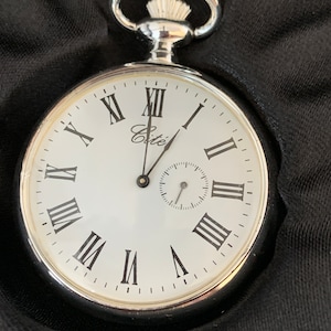 Mechanical Pocket Watch Cite silver plated Pocket Watch