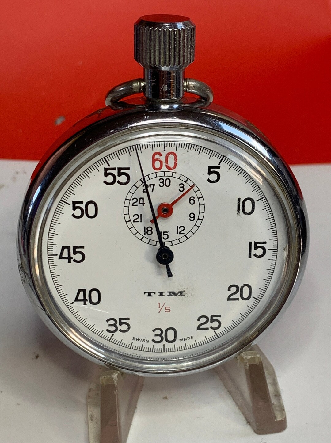 Tim Vintage 1/5th Second Stopwatch Etsy UK