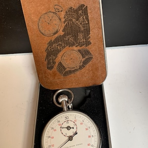 Vintage Rare Excelsior Park Stopwatch with top wind movement, Calibre 3364 image 1