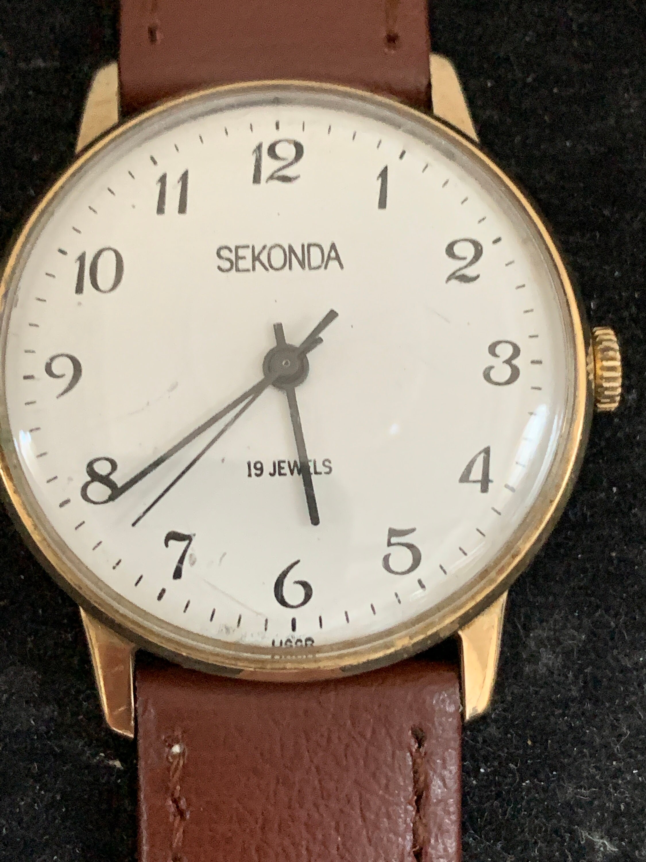 Gent's Sekonda Gold plated Vintage Manual Watch 19 Jewels Etsy