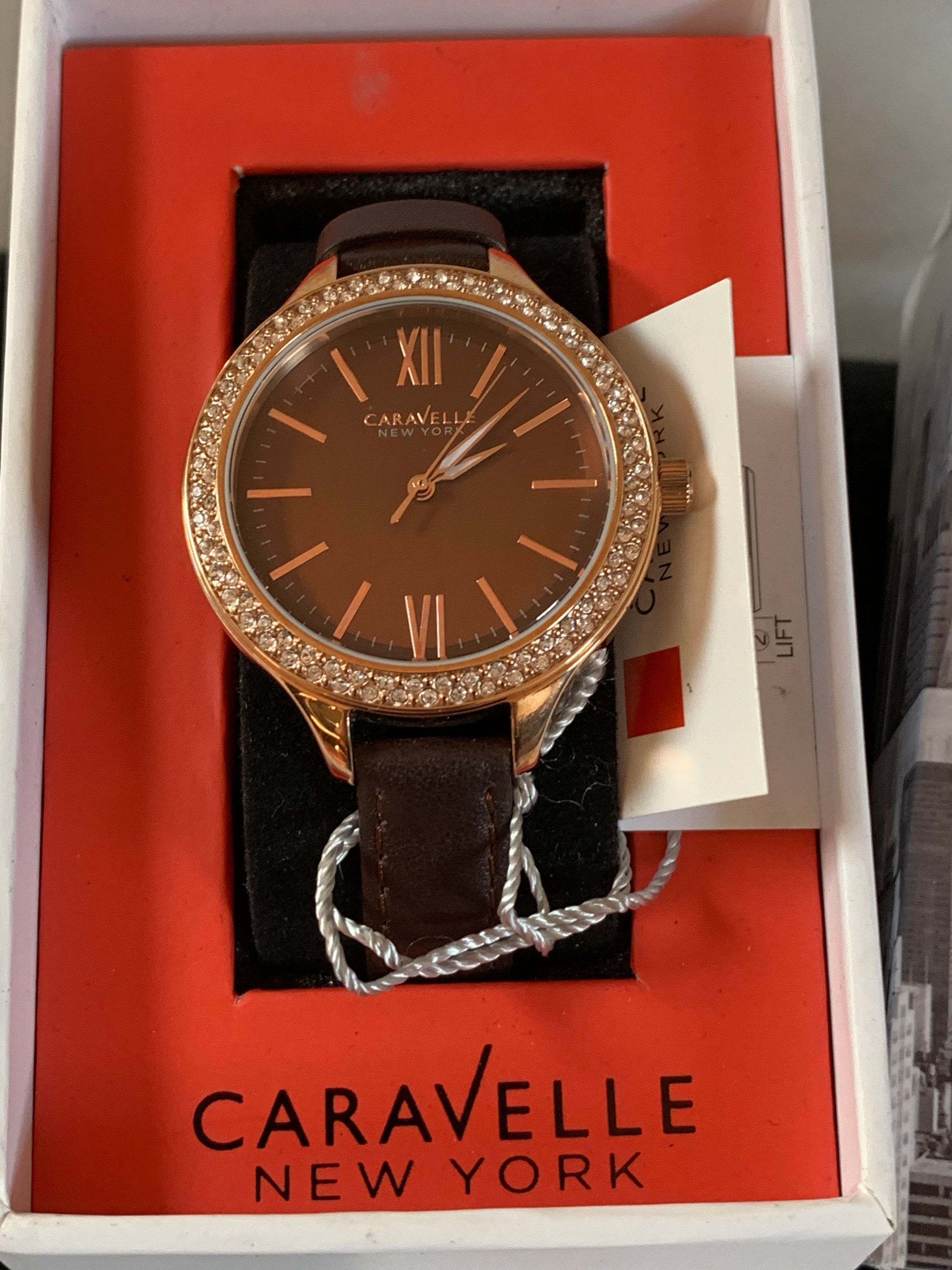 Caravelle New York by Bulova Brown Ladies Watch Etsy UK