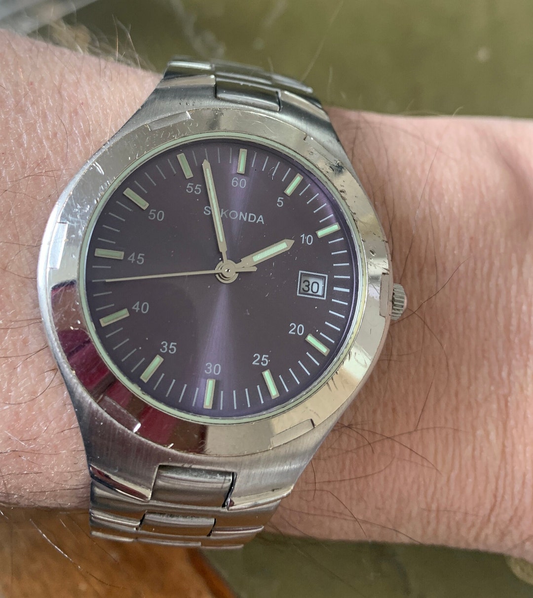 Buy Sekonda Men's Quartz Watch With Blue Dial Analogue Display and Silver  Stainless Steel Bracelet Online in India