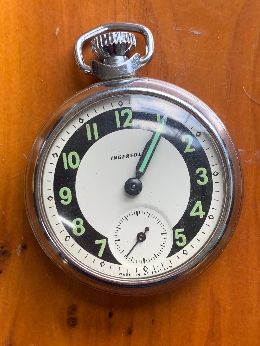 Ingersoll triumph pocket watch dating sale