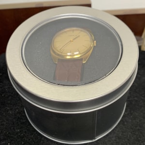 Gents 1970 Caravelle by Bulova wristwatch ST AS 1800 movement gold-tone dial AF image 10