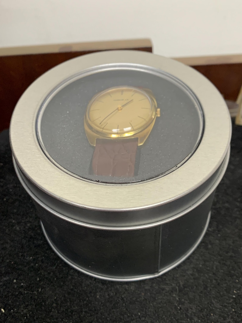 Gents 1970 Caravelle by Bulova wristwatch ST AS 1800 movement gold-tone dial AF image 10