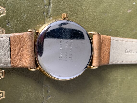 Vintage Unisex Gold Plated Prix De Sport Quartz Watch With Sub