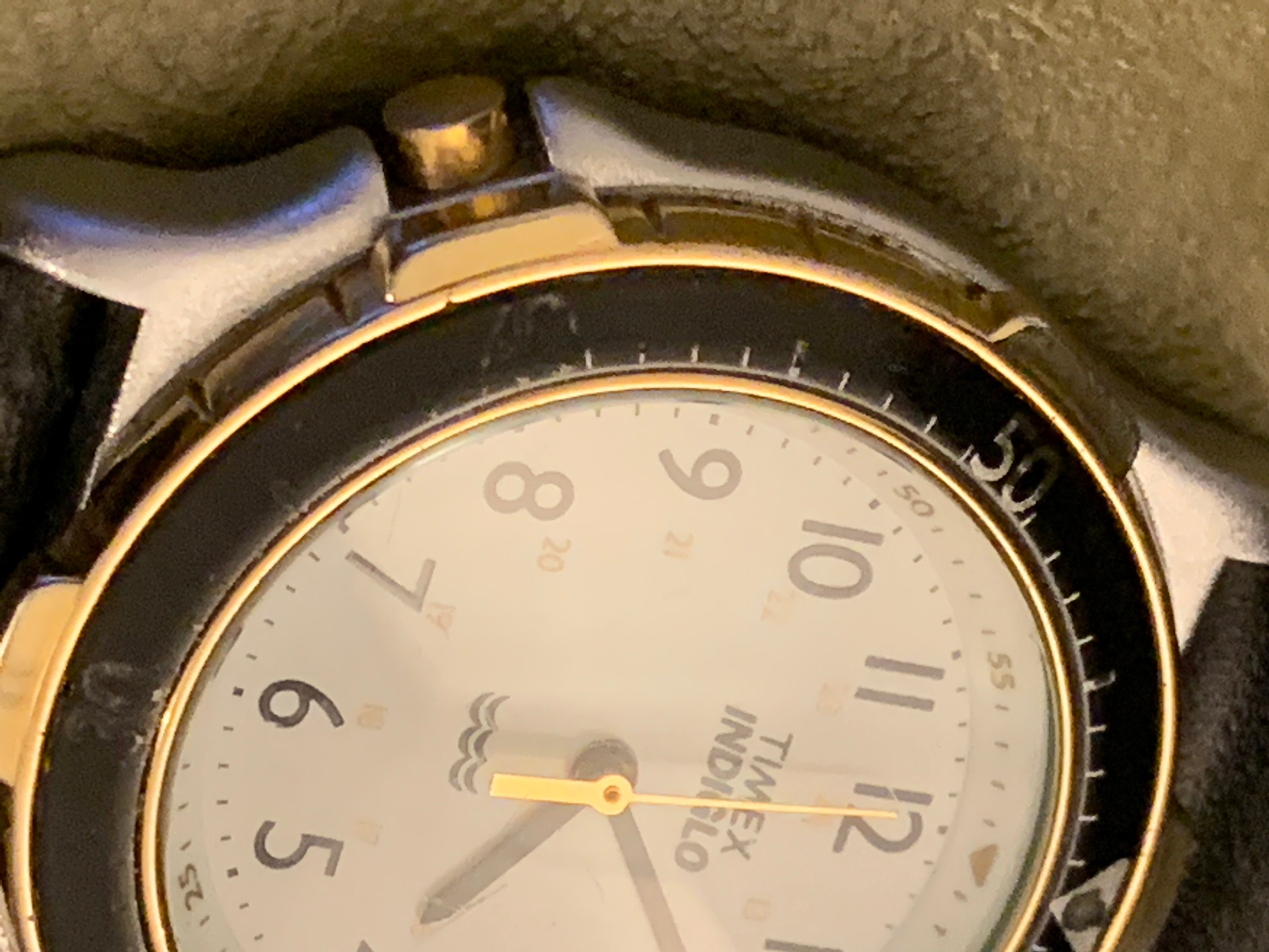 Vintage Timex Indiglo Quartz CR 1025 Cell Watch With Black Bezel Etsy Canada