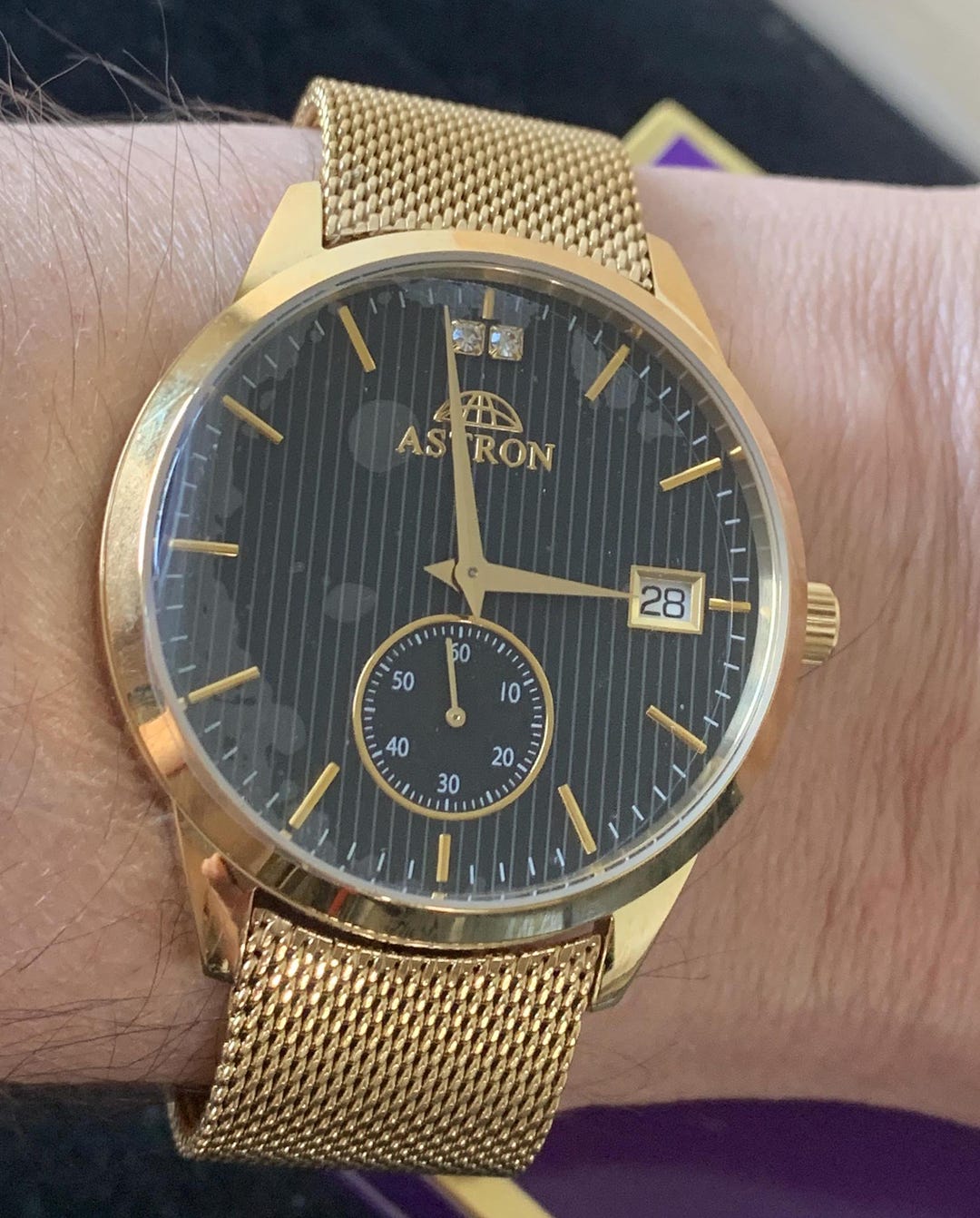 Beautiful ASTRON 41mm Gents Watch With Sub-second Dial at the Watch