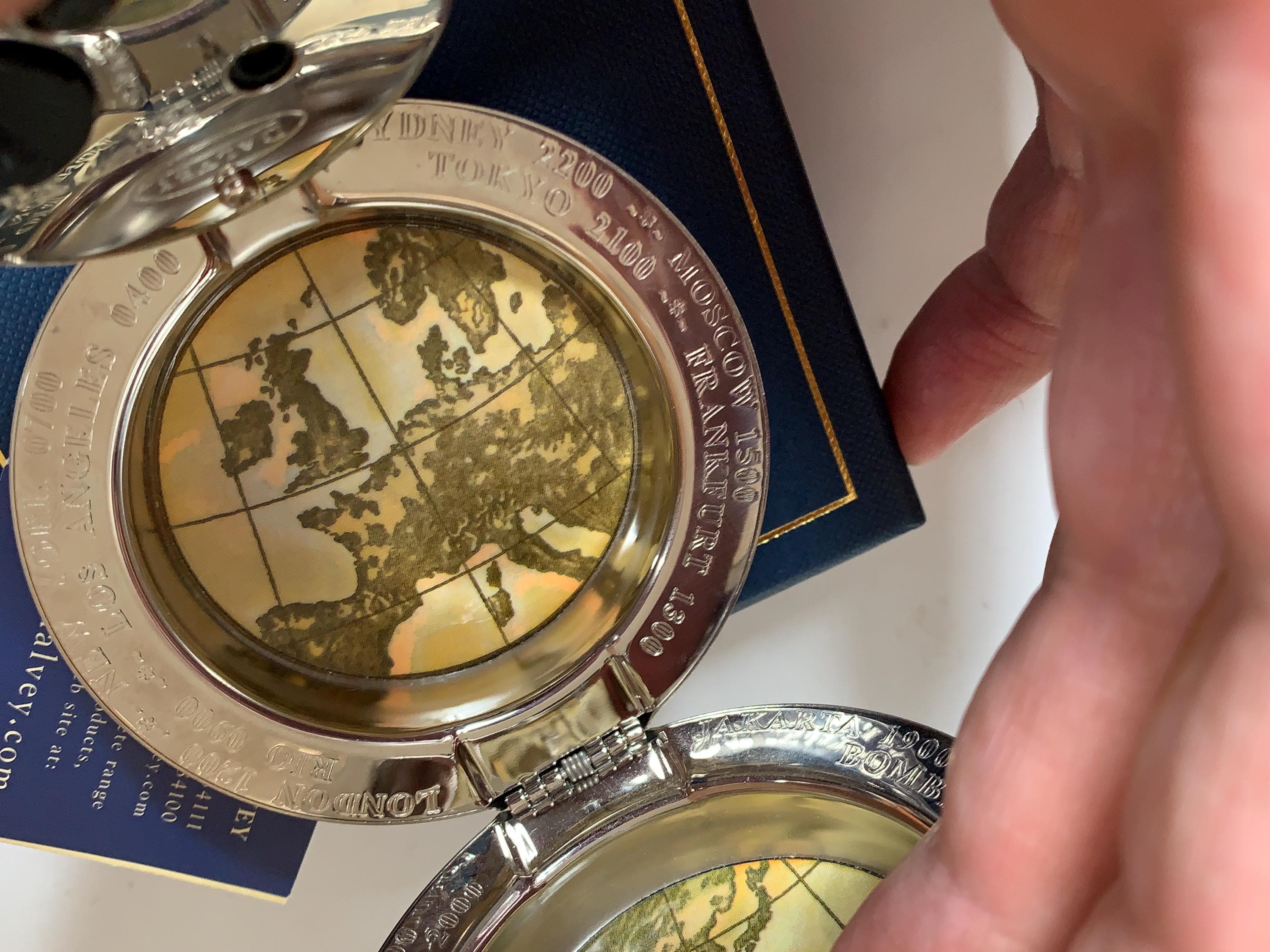 Dalvey Voyager Clock, Vintage Nautical Clock, Pocket Watch Style