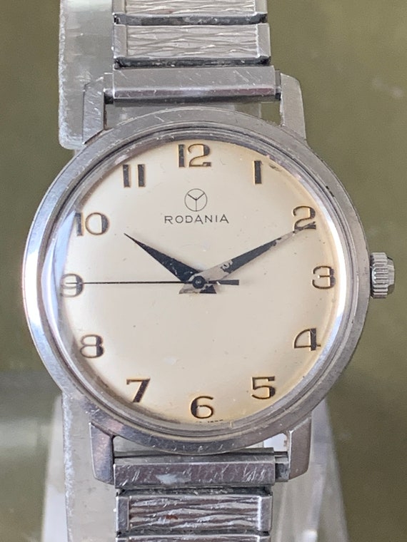 Montre Bracelet Femme Rodastar (Rodania) 17 Rubis Swiss Made - Mécanique Manuelle, Boîtier Doré, Occasion