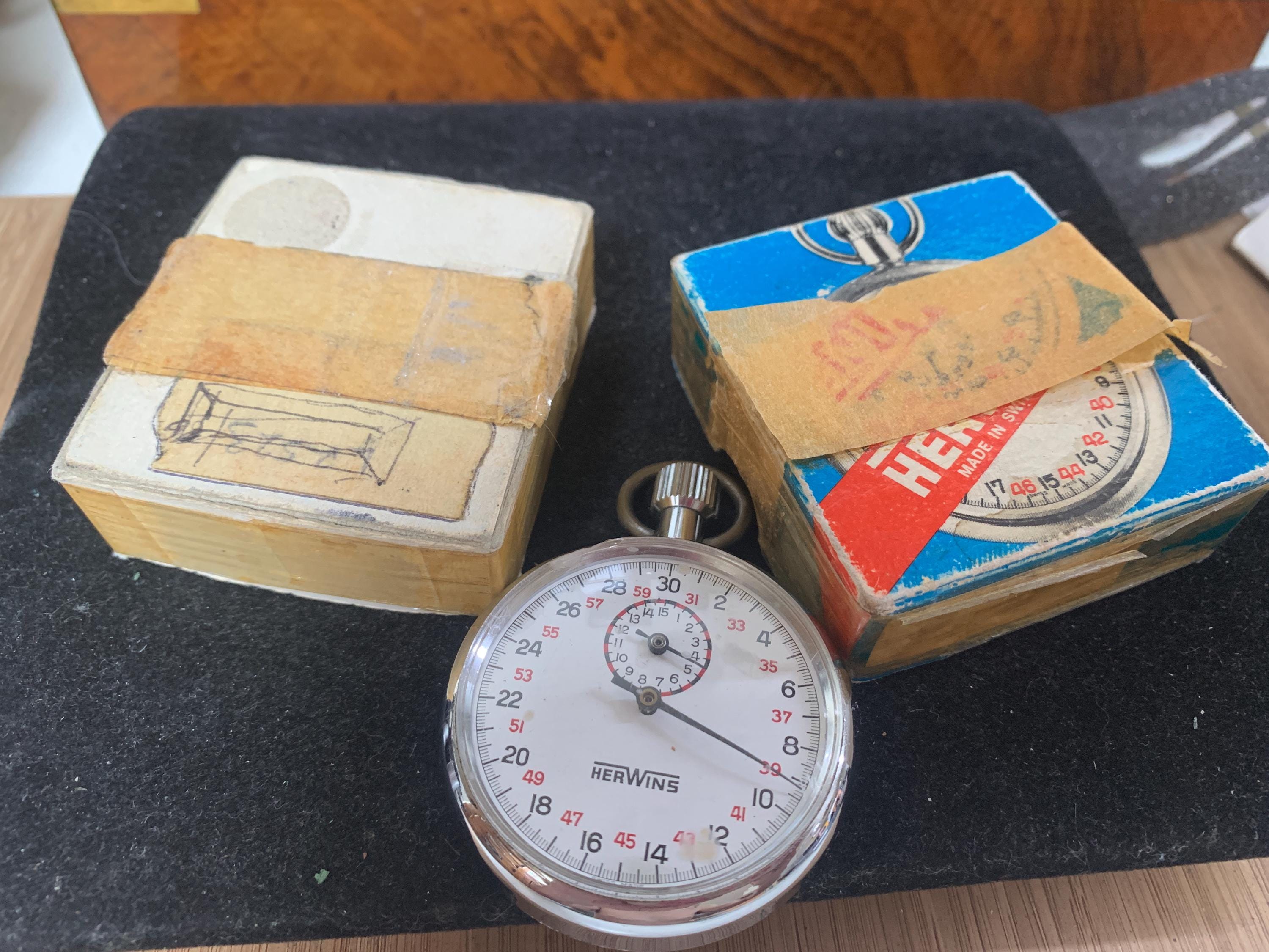 Vintage Herwins Stopwatch Swiss Made - Etsy