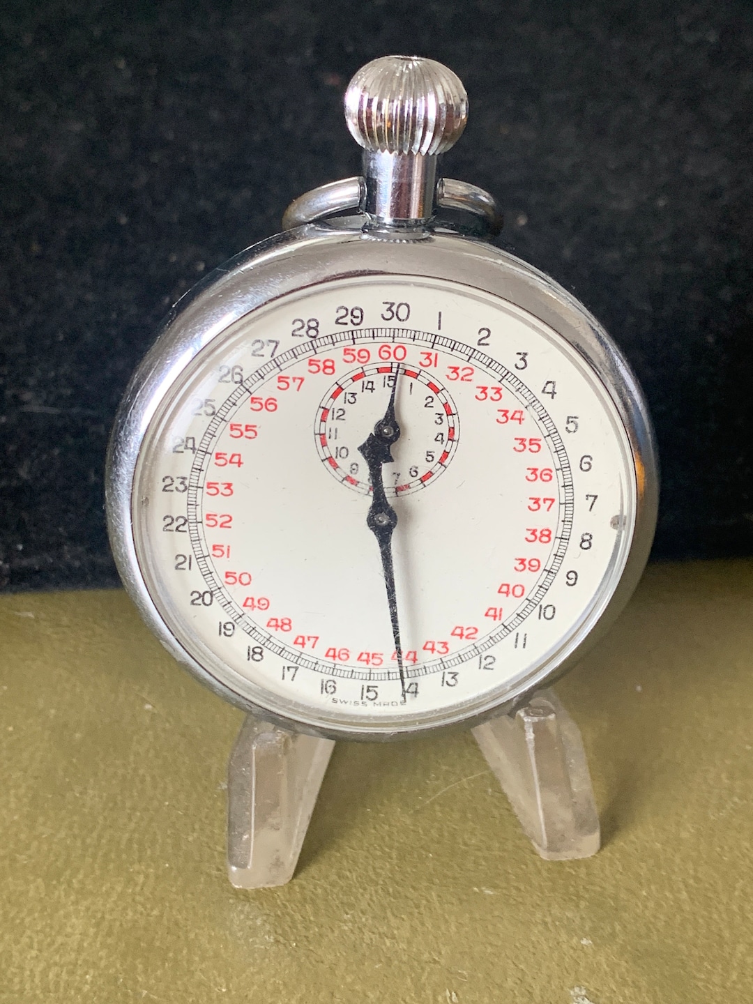 Vintage Unbranded 1 10 Stopwatch Swiss Made Etsy Canada