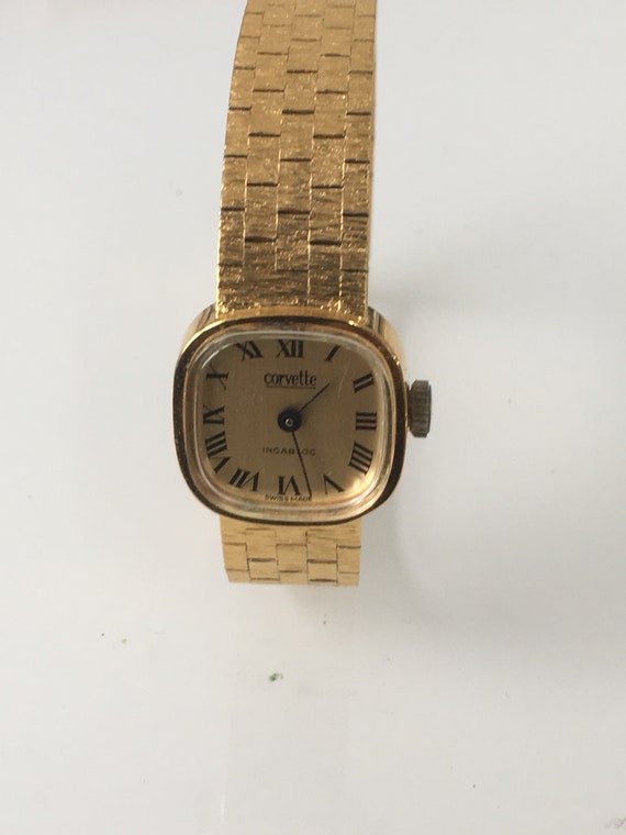 corvette incabloc ladies watch