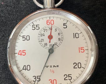 Tim  Vintage 1/5th Second Stopwatch