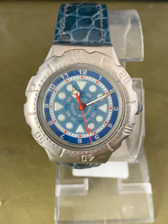 Swatch Irony Scuba - YDS104 - Wind Jammer - Etsy Swatch Irony Scuba - YDS104 - Wind Jammer - Etsy