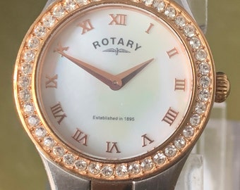 Rotary Ladies  Two Tone Stainless Steel Watch
