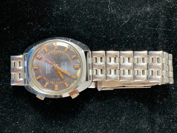 Very Rare Vintage 1970's Swiss Made Alarm Watch B… - image 6