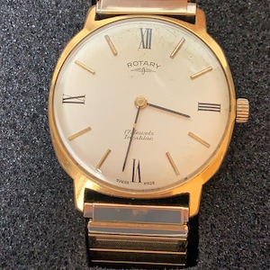 Rare  men&#39;s vintage ROTARY Dress Swiss 17 jewel watch cal P330