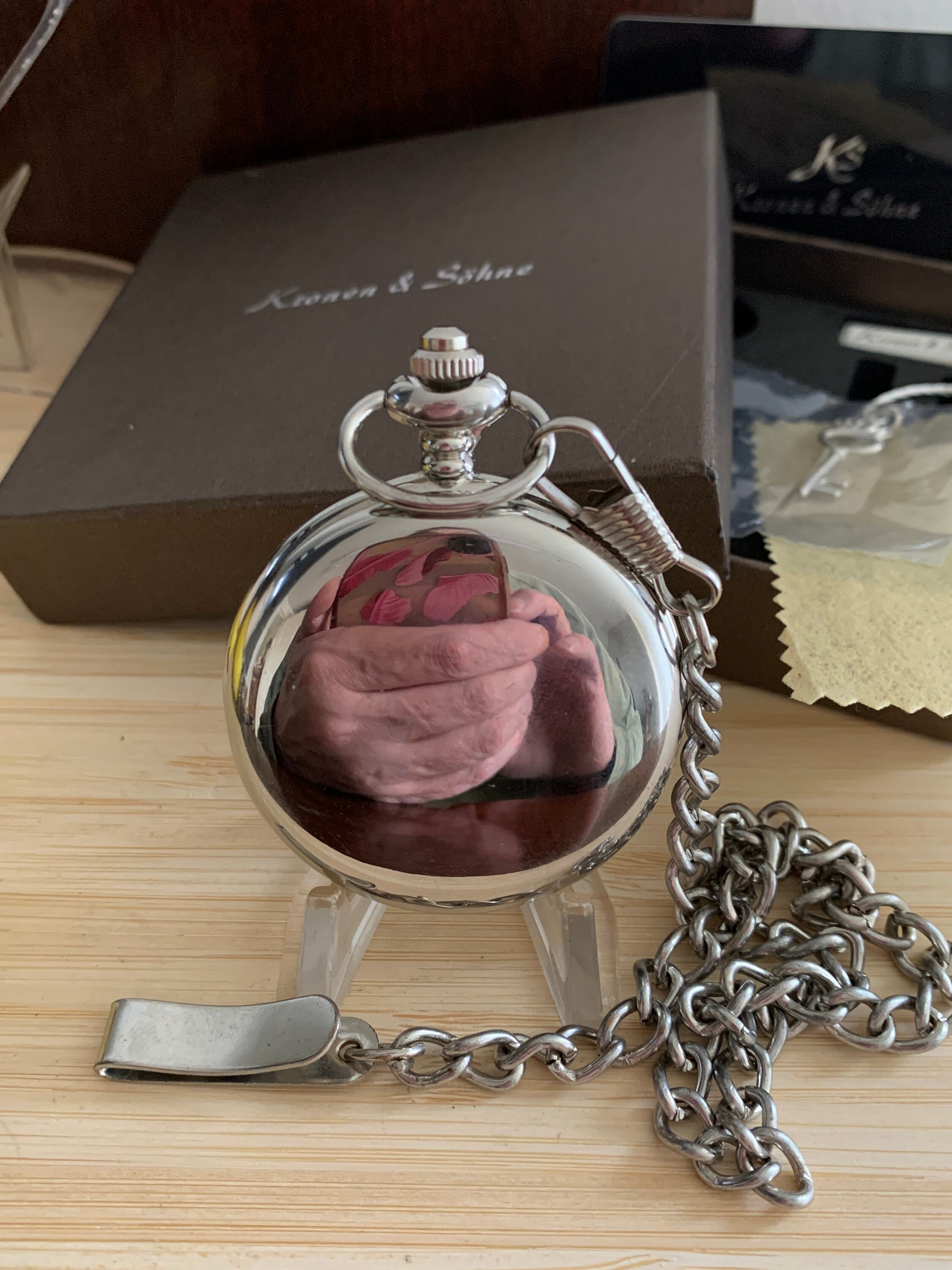 kronen & söhne pocket watch for sale