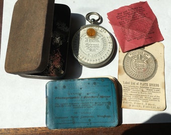 Medidor de exposición infalible de Wynne c1900