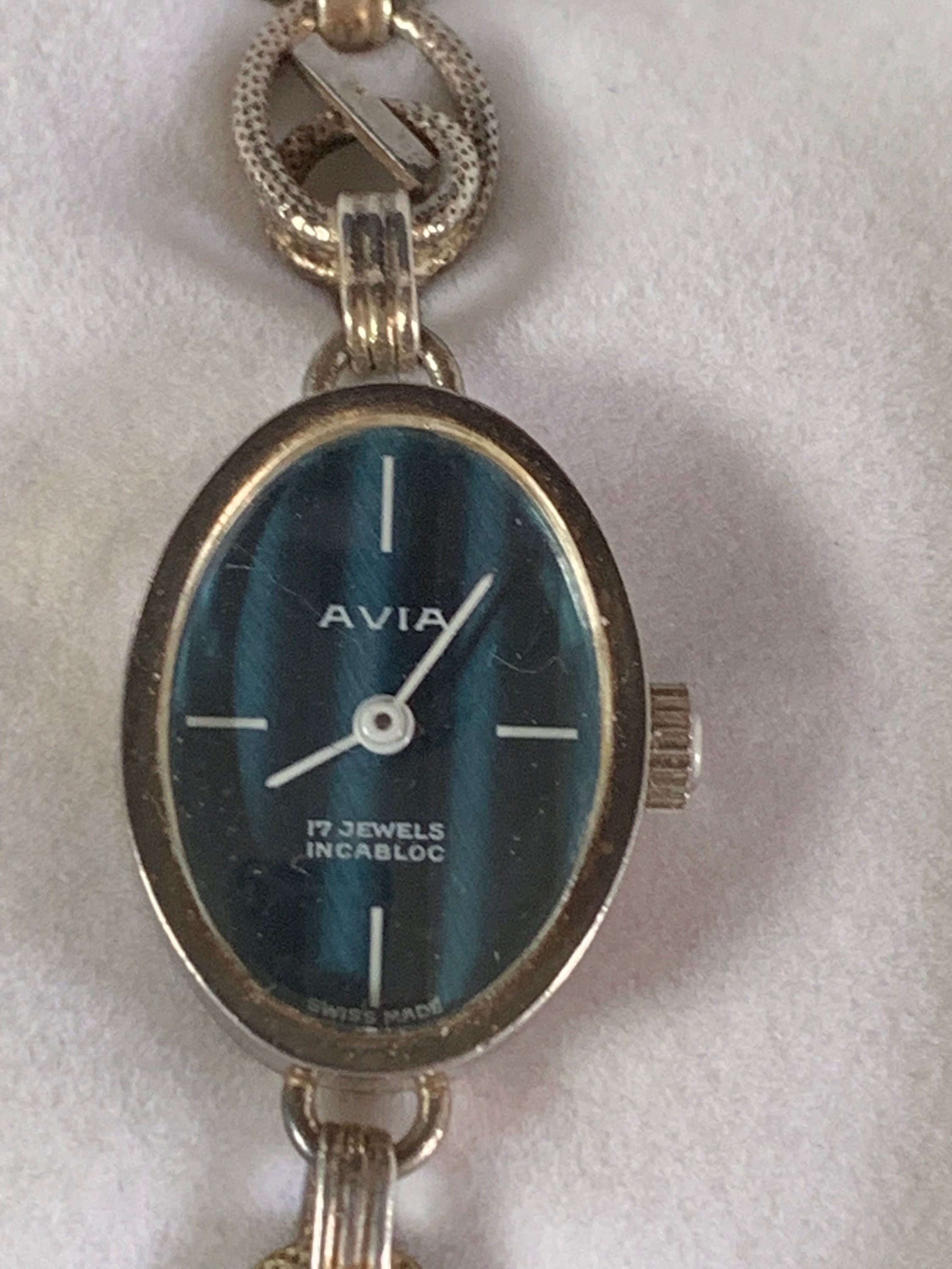 Avia 17 jewels online incabloc ladies watch