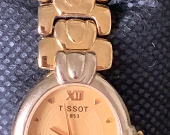 Vintage Tissot 1853 Quartz Watch G225/325. Women's With Cabochon