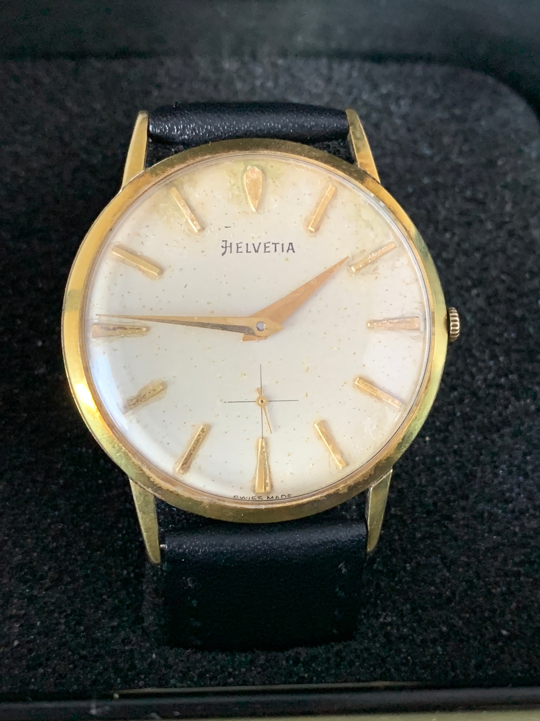 Vintage Helvetia Sub Second Manual Wind Mens Watch in Original Etsy