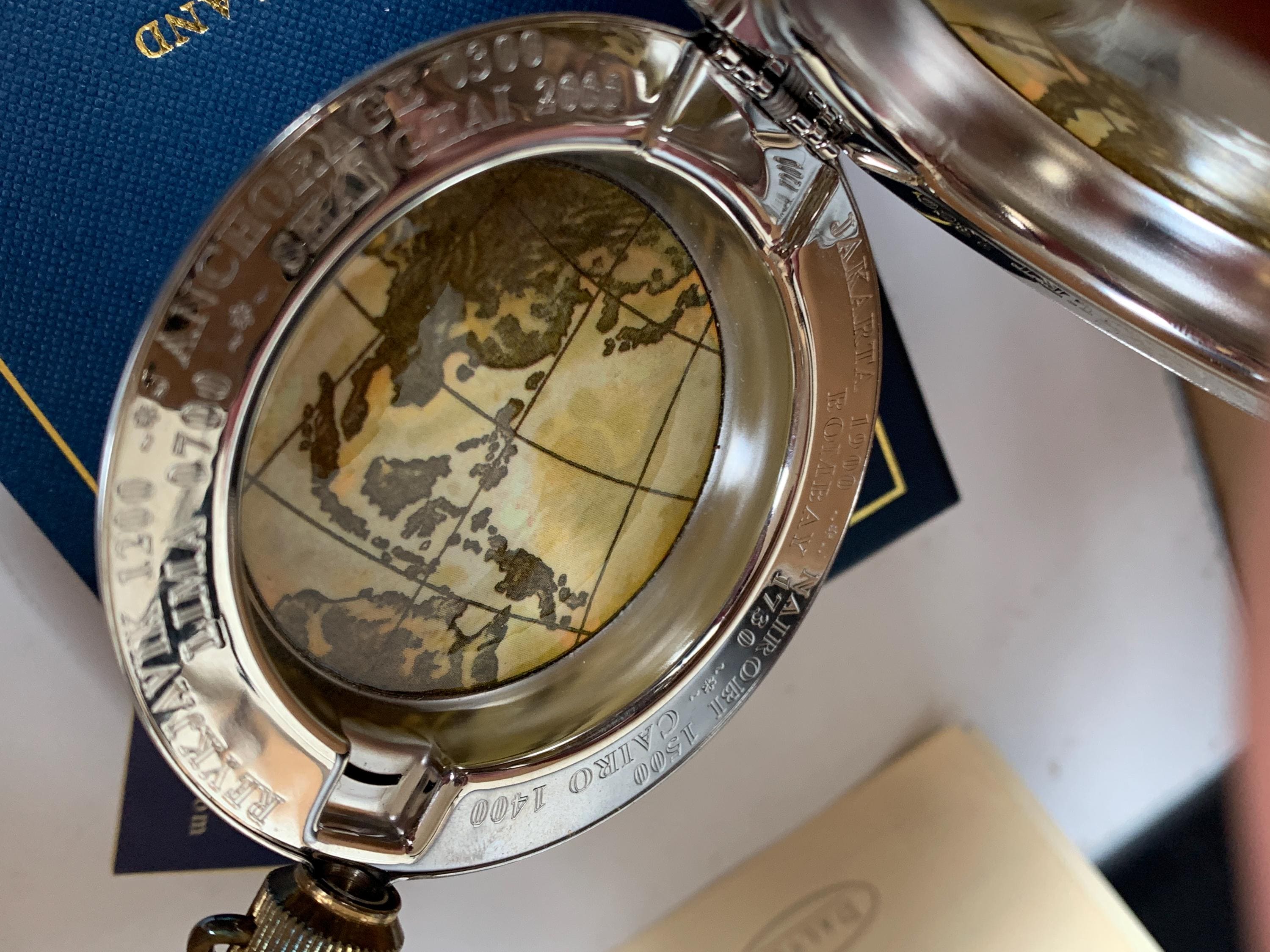 Dalvey Voyager Clock, Vintage Nautical Clock, Pocket Watch Style