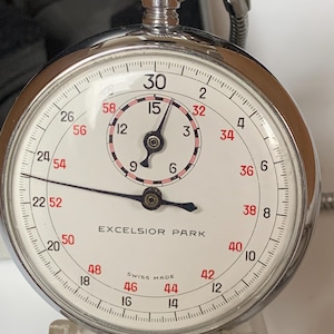 Vintage Rare Excelsior Park Stopwatch with top wind movement, Calibre 3364 image 2