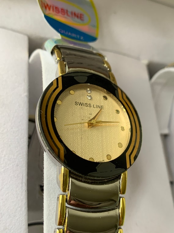 Swiss Line Numero Uno koppel zilver en goudkleurige horlogeset horloge voor hem en haar Etsy Nederland