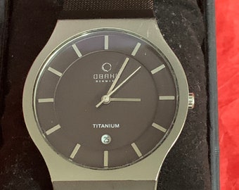 Obaku titanium watch new arrivals