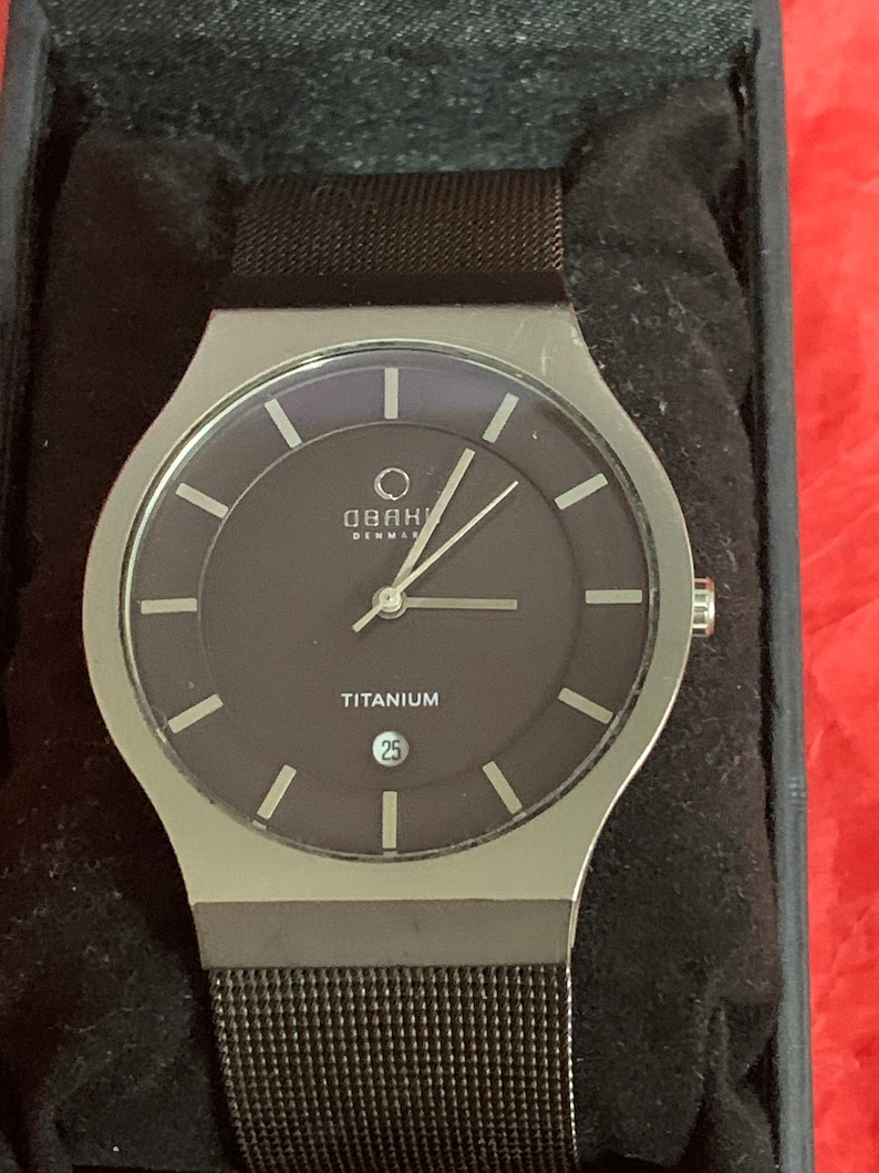 obaku titanium watch
