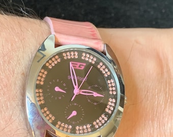 Klaus-kobec Diamond Mother of Pearl Pink Dial Chronograph  display picture 1