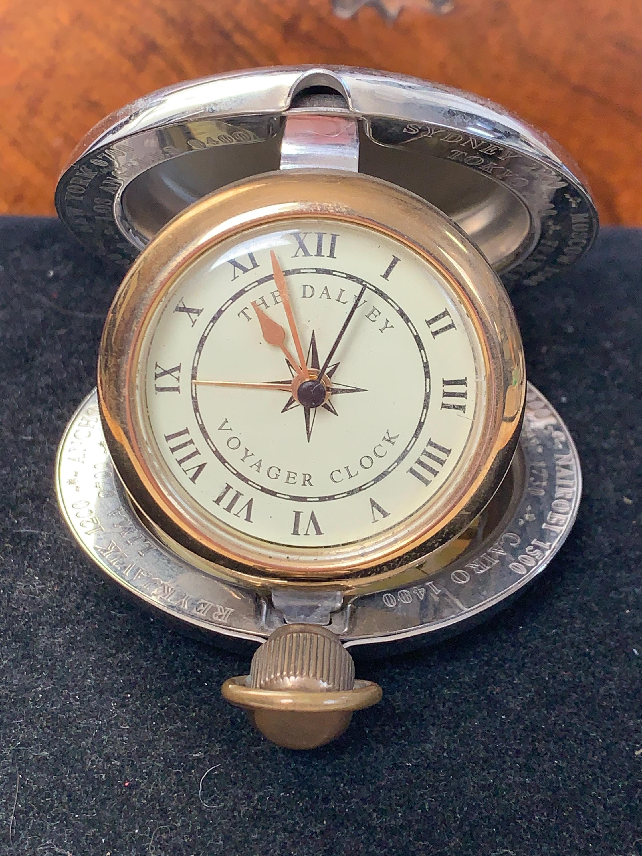 Dalvey Voyager Clock, Vintage Nautical Clock, Pocket Watch