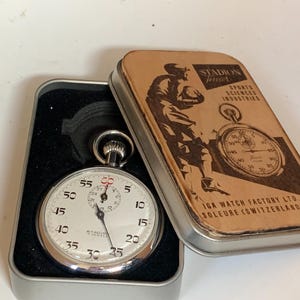 Swiss Made Stopwatch - Etsy