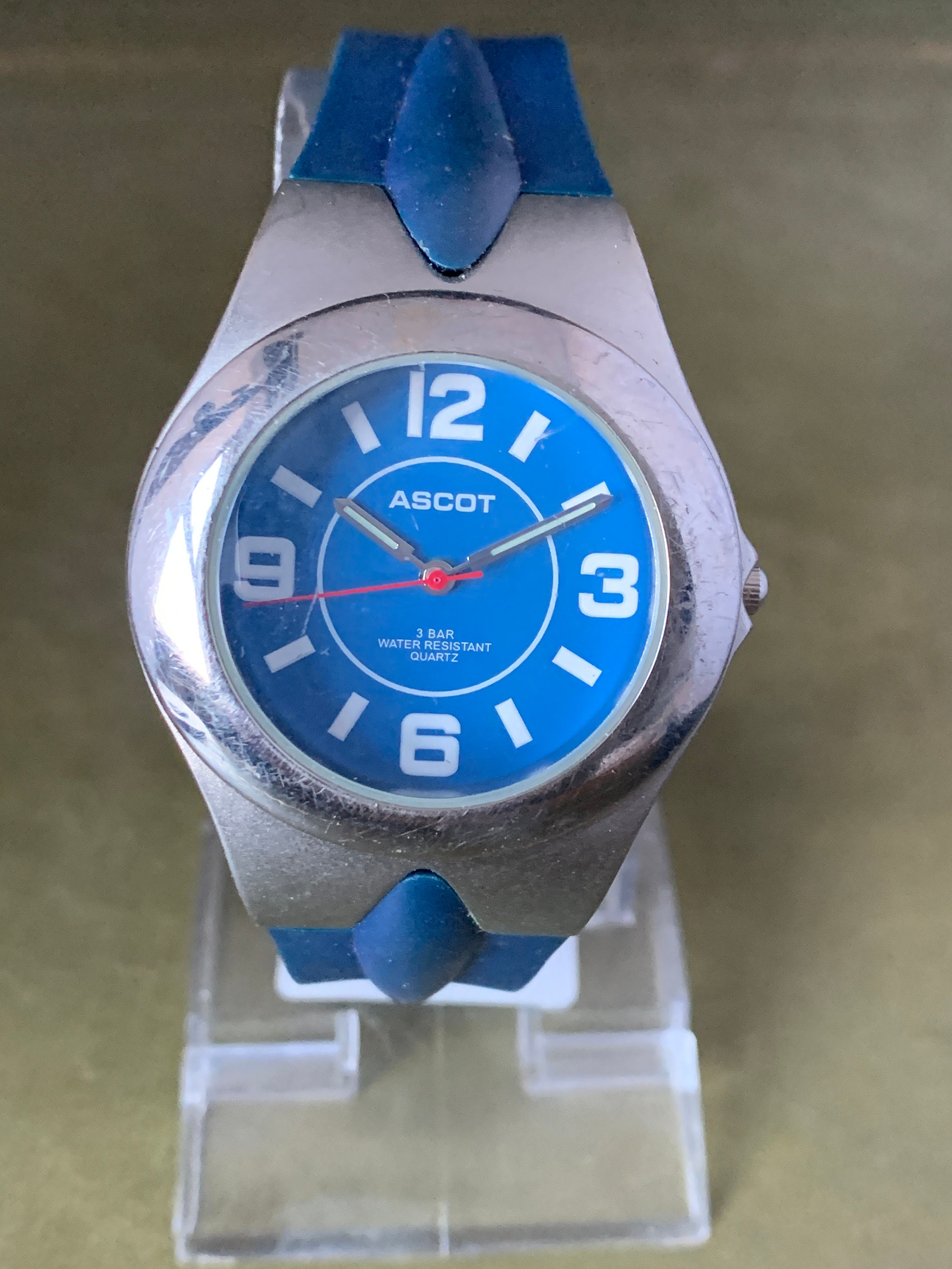 Krippl Ascot Montre bracelet Homme Quartz Bleu Etsy Canada