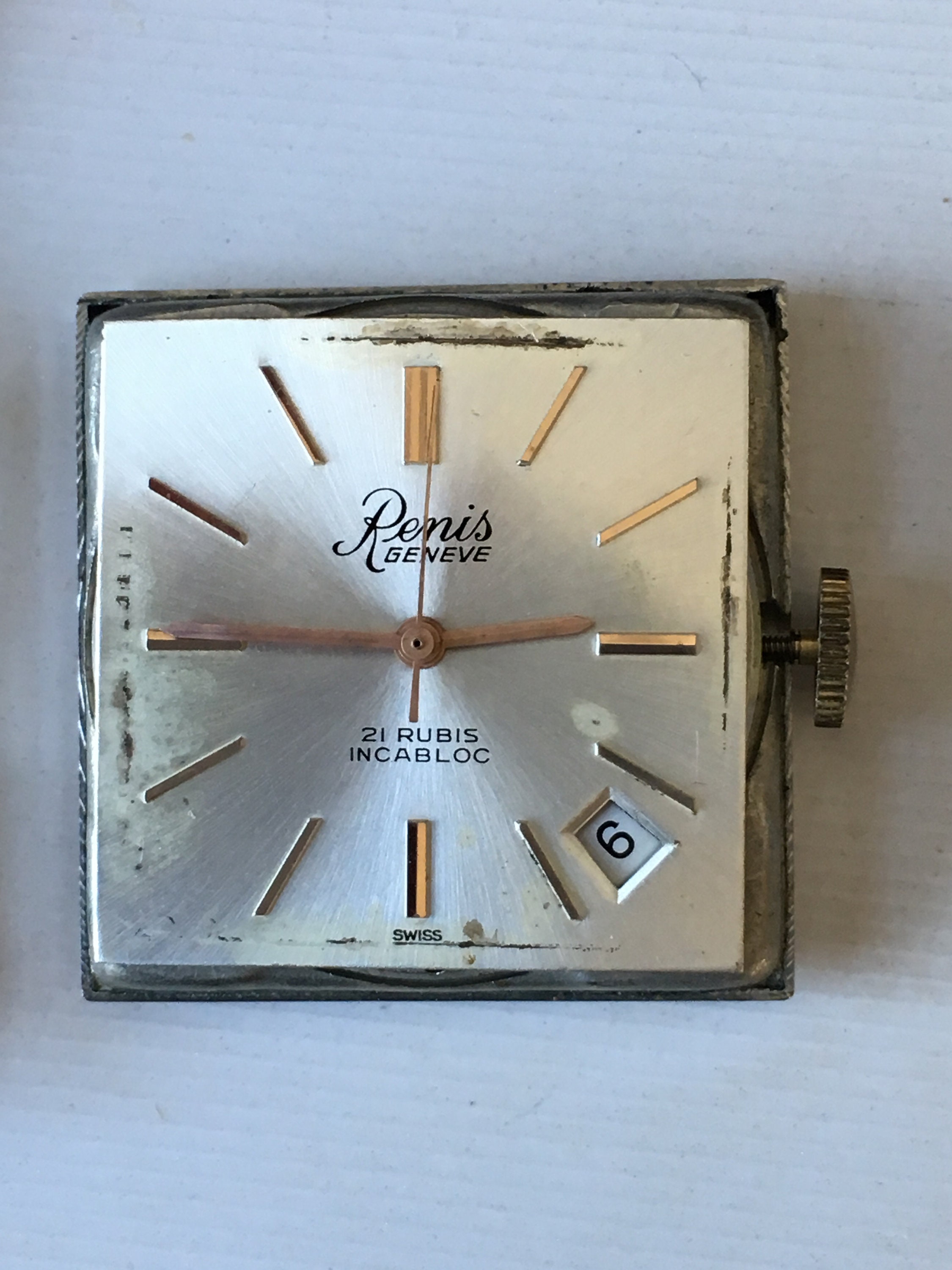 Authentic Vintage Renis Geneve Watch 73-4N 21 Rubies C 50s 60s | Etsy UK